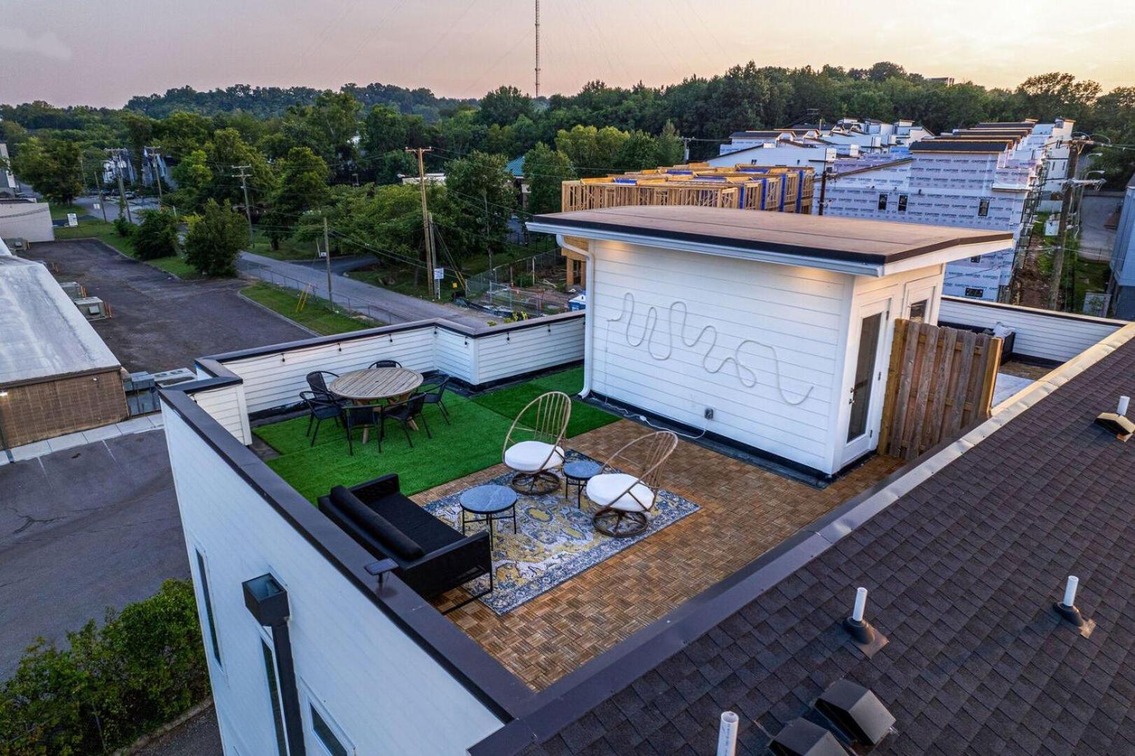 Quadhouse - 4 Luxe Homes - 4 Private Rooftops Nashville Exterior photo