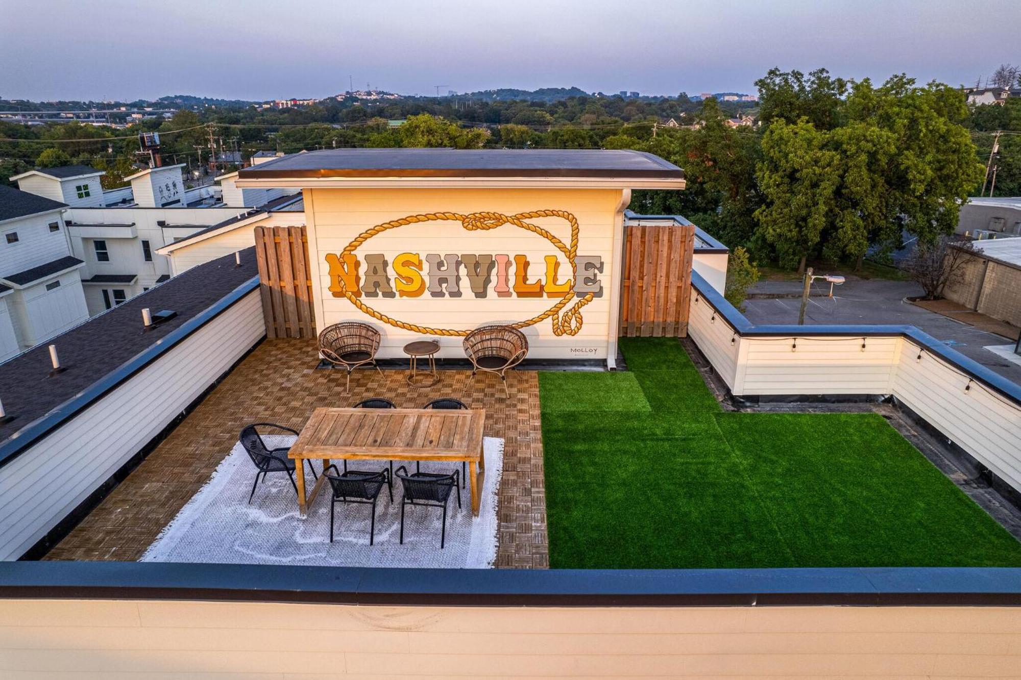 Quadhouse - 4 Luxe Homes - 4 Private Rooftops Nashville Exterior photo